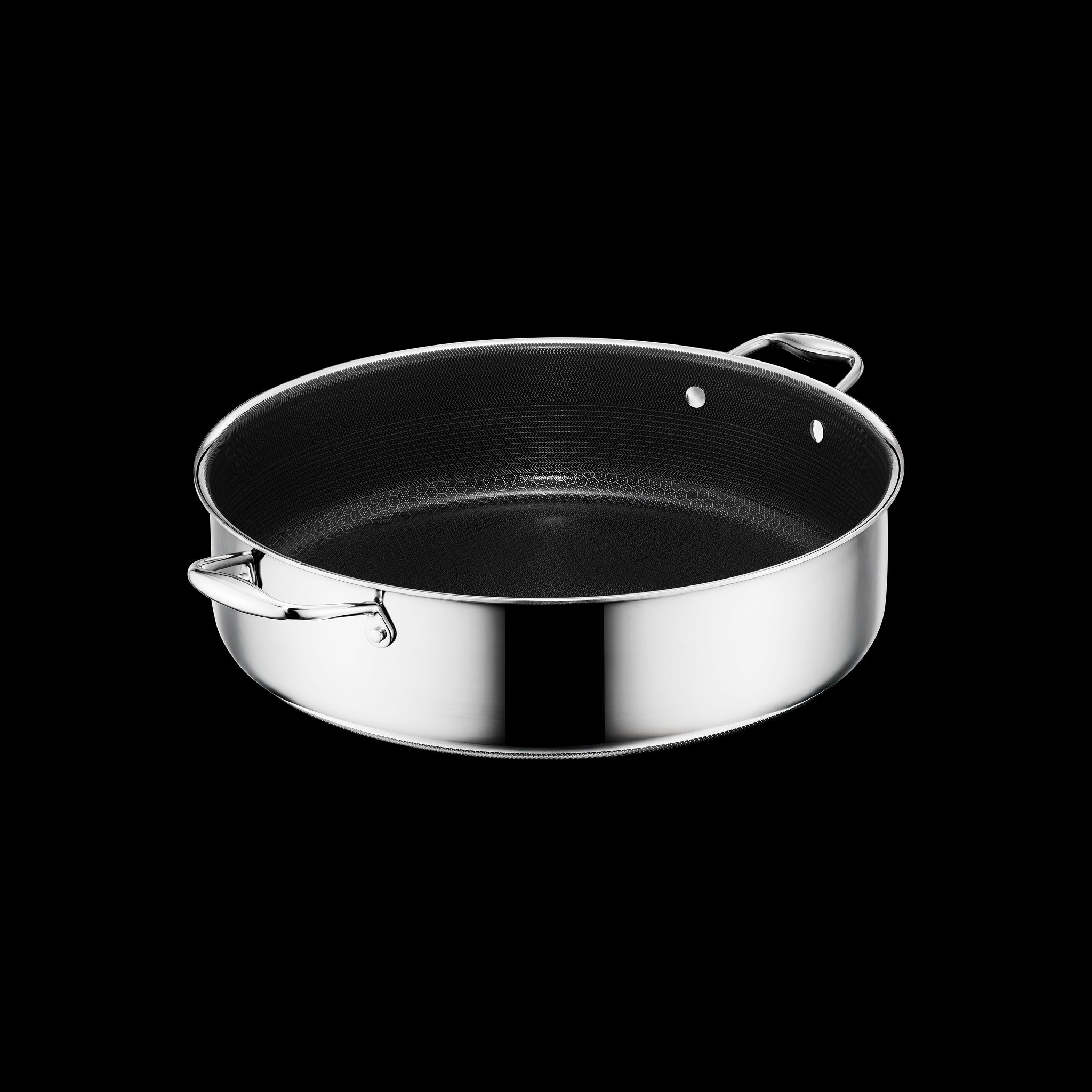 Hybrid Deep Sauté Pan with Lid. 10-QT - Image 2