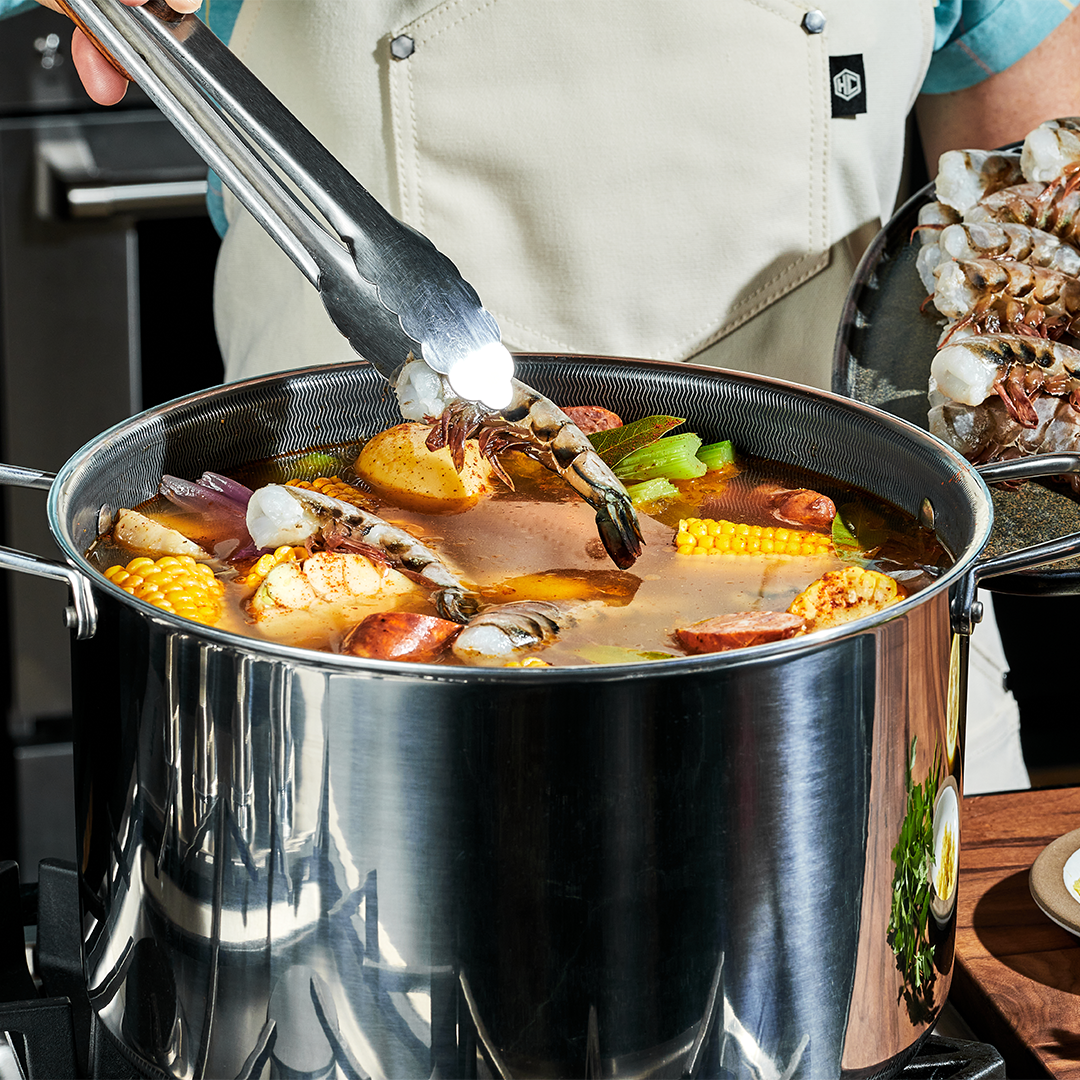 Hybrid Stock Pot with Lid. 12-Qt - Image 8