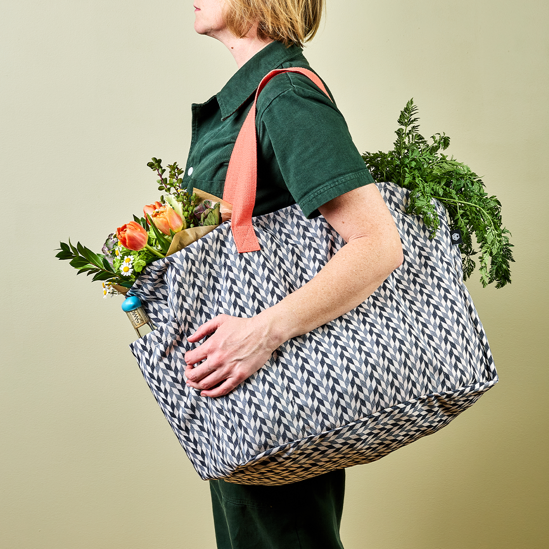 The Everything Everywhere Bag (Chevron-Slate) - Image 4