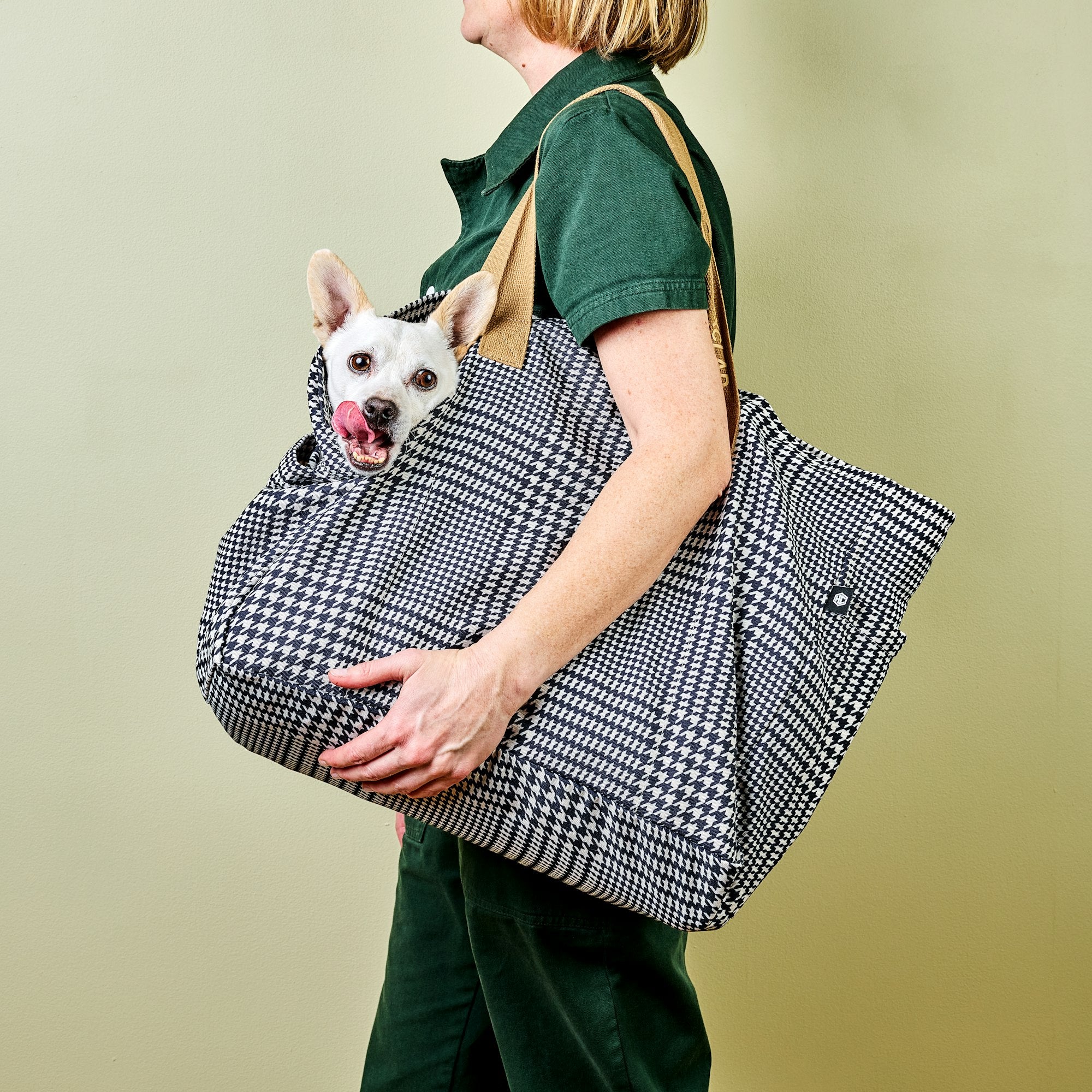 The Everything Everywhere Bag (Houndstooth-Onyx) - Image 8