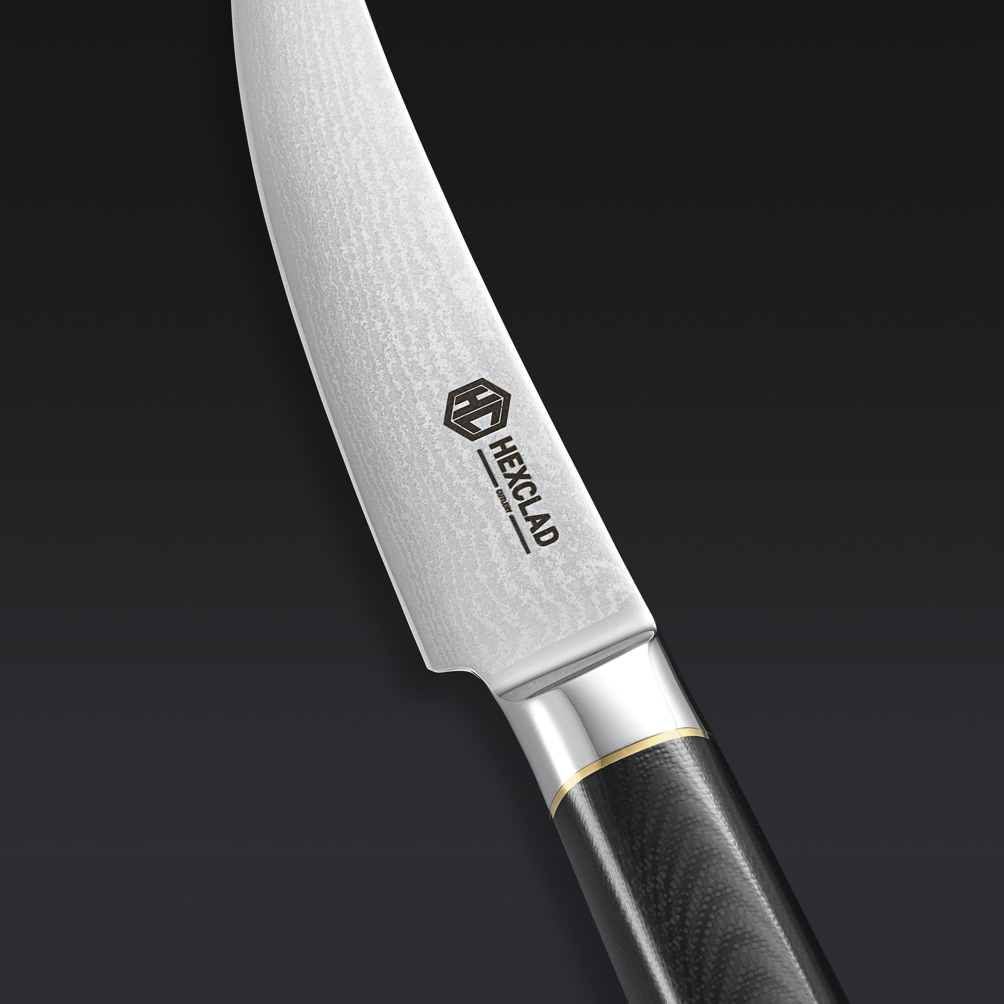 Master Series Damascus Steel Steak Knife Set. 4-pc - Image 5