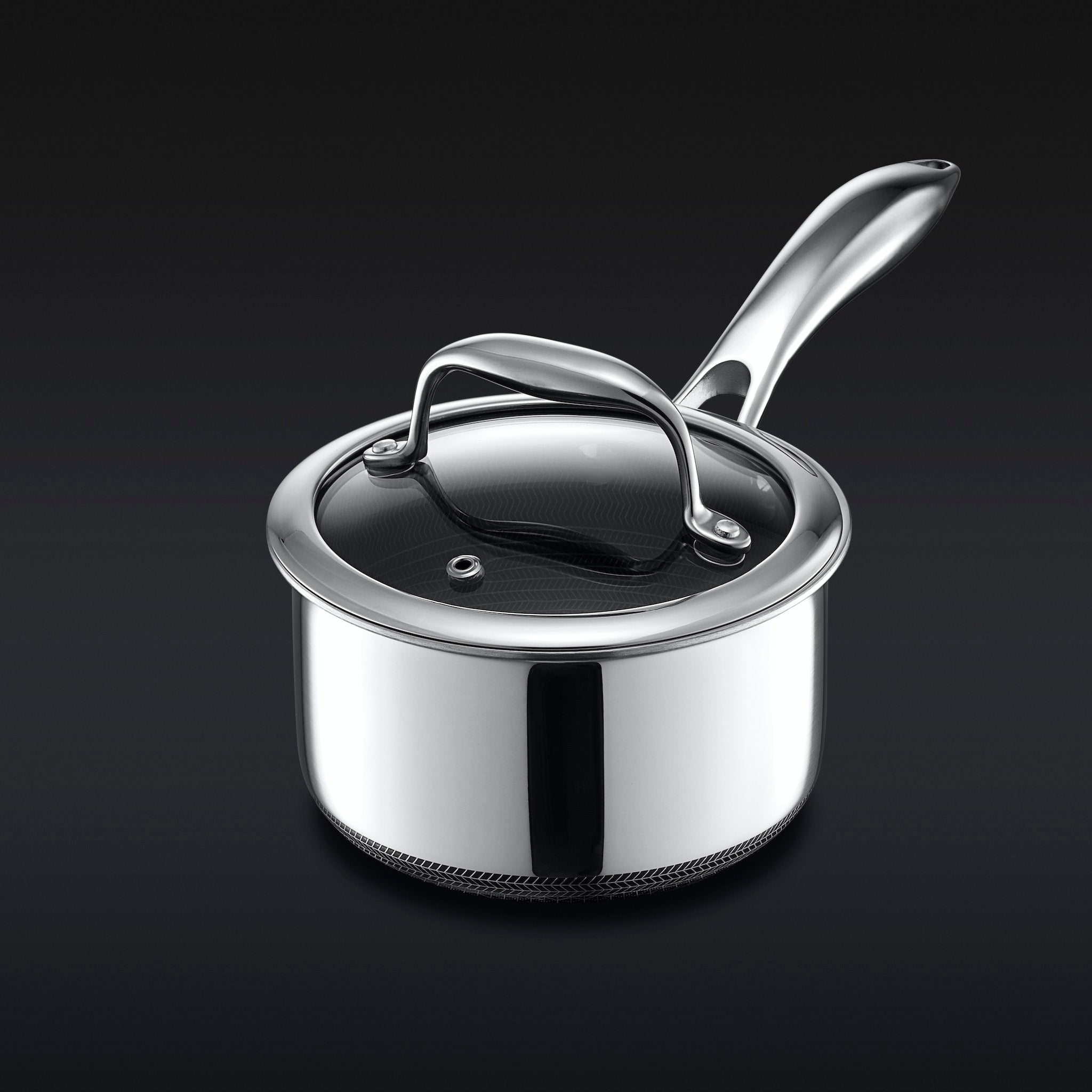 Hybrid Saucepan with Lid. 1-Qt