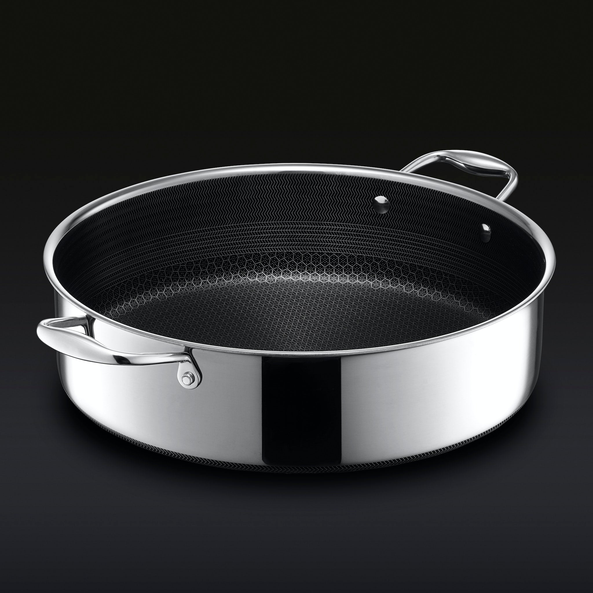 Hybrid Deep Sauté Pan/Chicken Fryer with Lid. 7-Qt - Image 2
